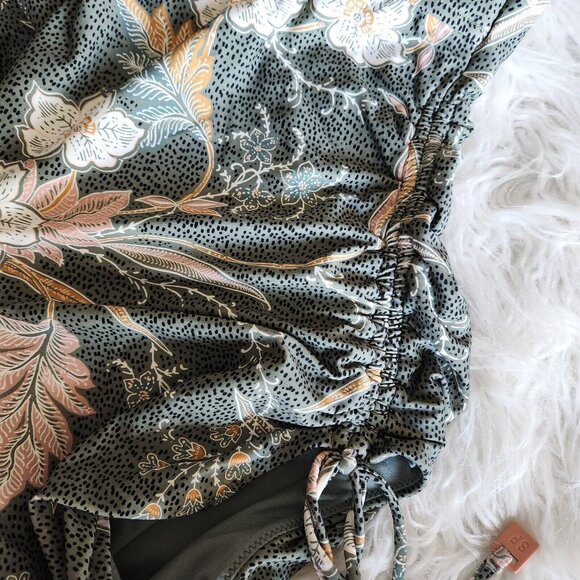 Seafolly Balinese Retreat Maillot One Piece Olive Leaf size USA 8 AU 12DD - Picture 15 of 16